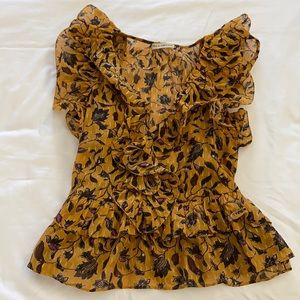 Ulla Johnson Floral Print Top